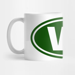 Vermont - VT - oval Mug